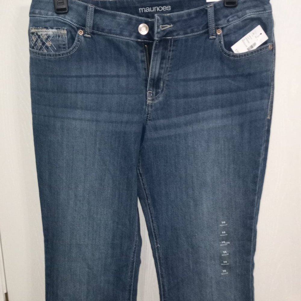 NWT Maurices Slim Boot Mid-rise Size 14 Regular